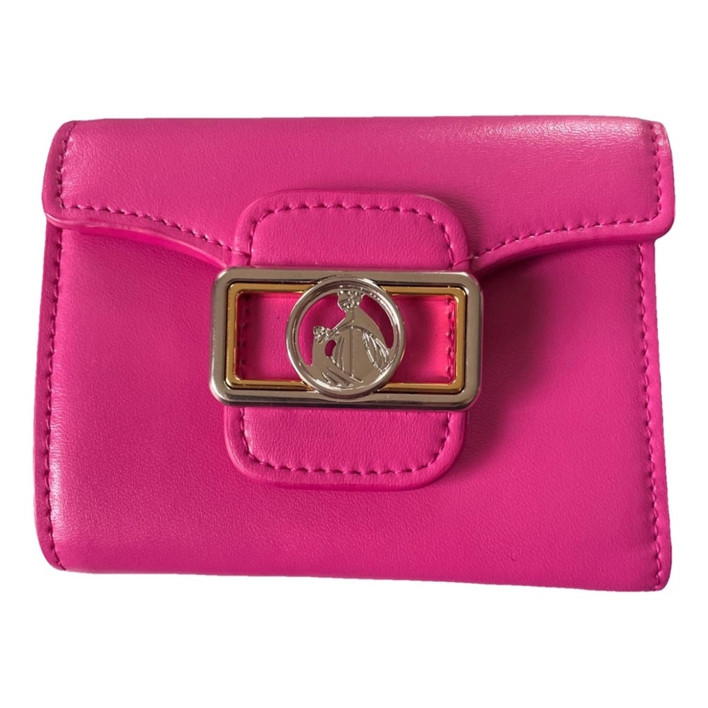 Lavin Hot Pink Leather Wallet